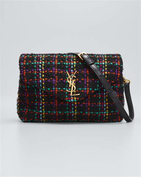 loulou toy ysl tweed shoulder bag|saint laurent loulou shoulder bag.